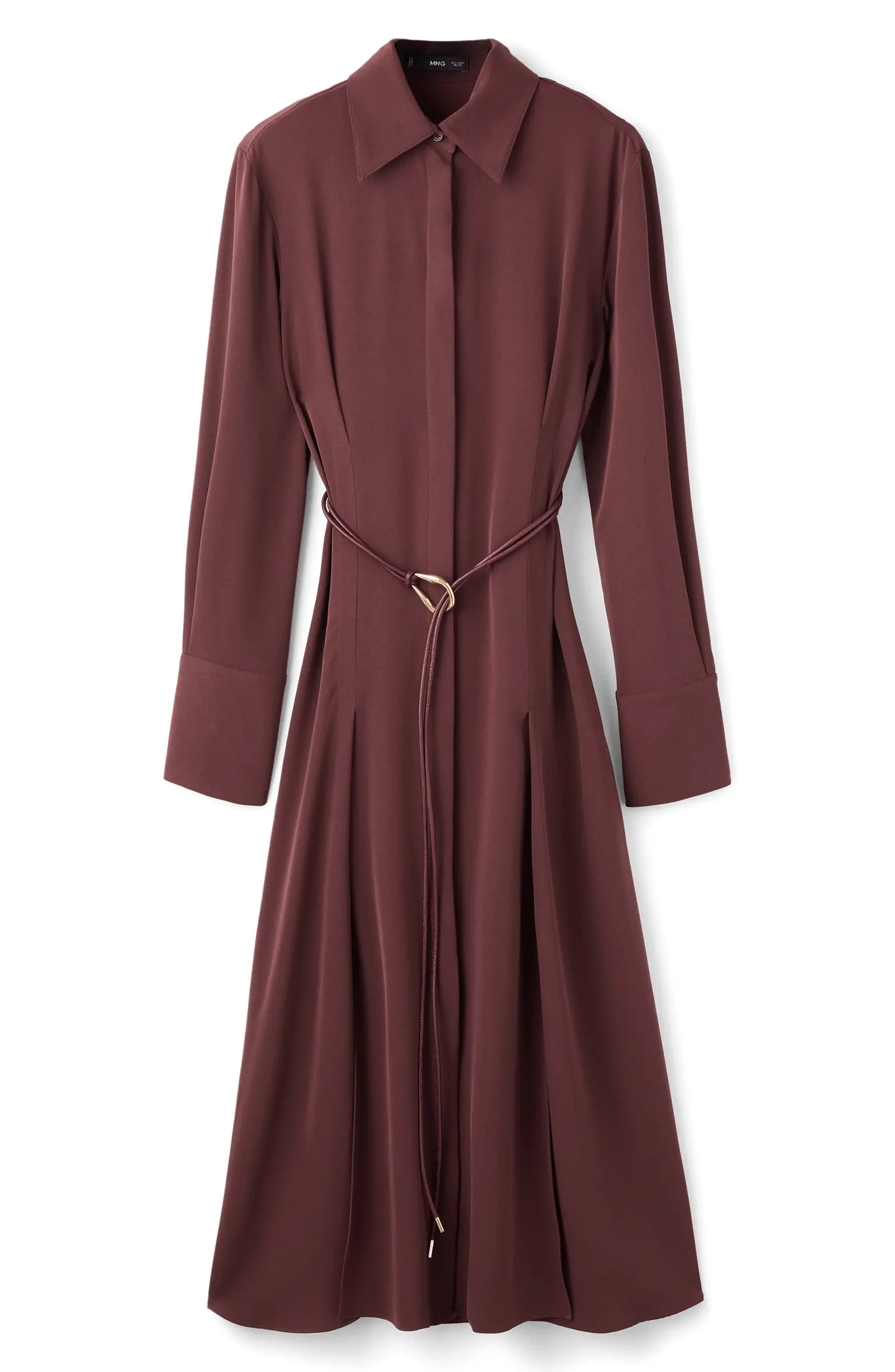 Long Sleeve Belted Shirtdress | Nordstrom