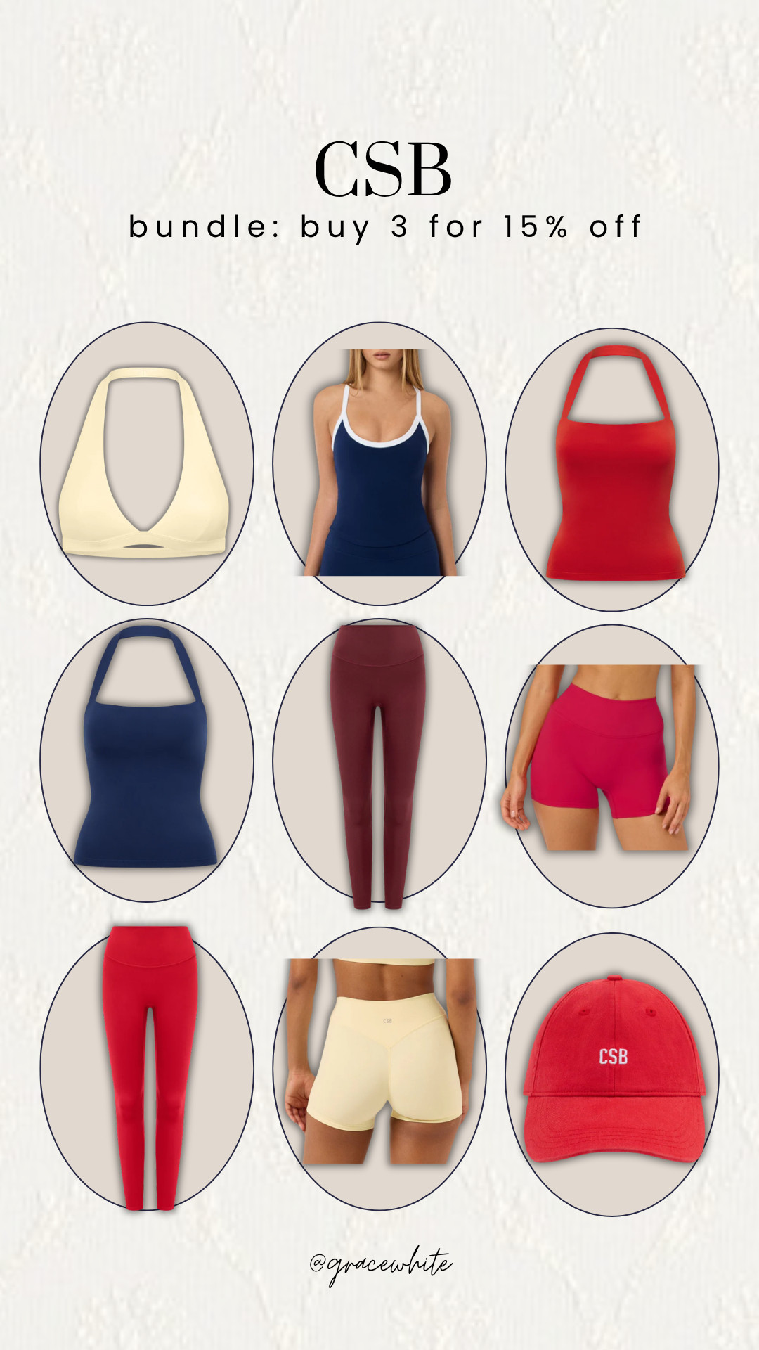 CSB activewear is one of my FAVORITES!

csb, csb activewear, fitness, womens wellness, gymwear, gym outfit, butter yellow, spring activewear, gracewhitefit, grace white 

 #LTKfitnessgoals #LTKselfcare #LTKSaleAlert