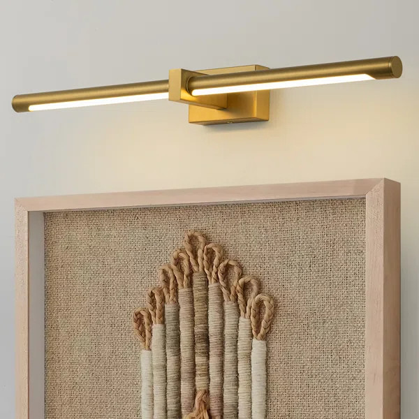 Dimmable LED Aluminum Wall Mounted Picture Light | Wayfair North America