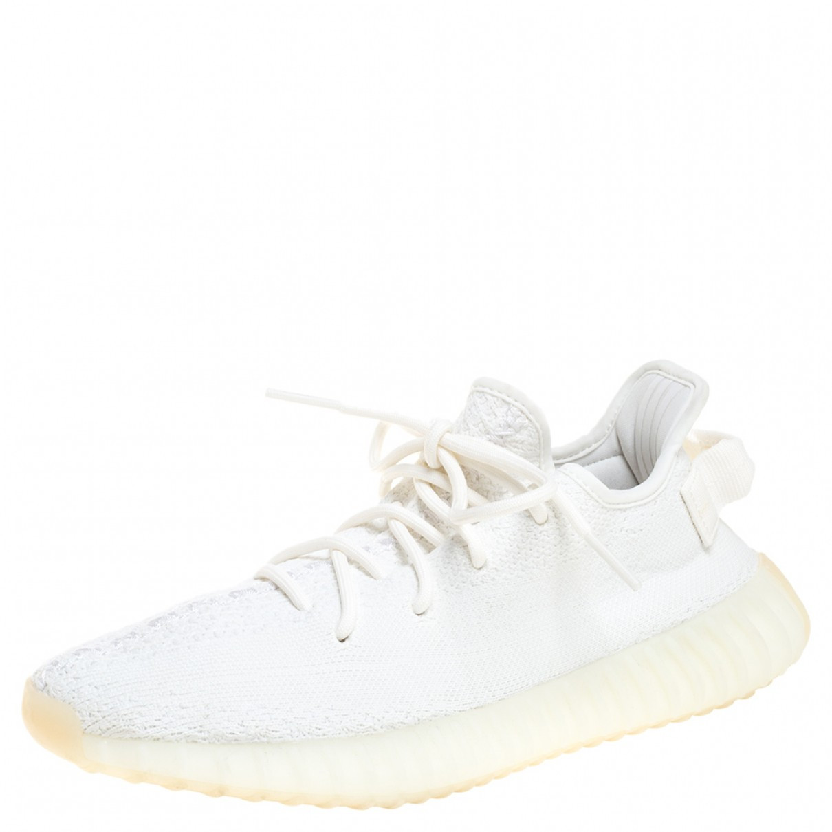 Yeezy X Adidas White Cloth Flats | Vestiaire Collective (Global)