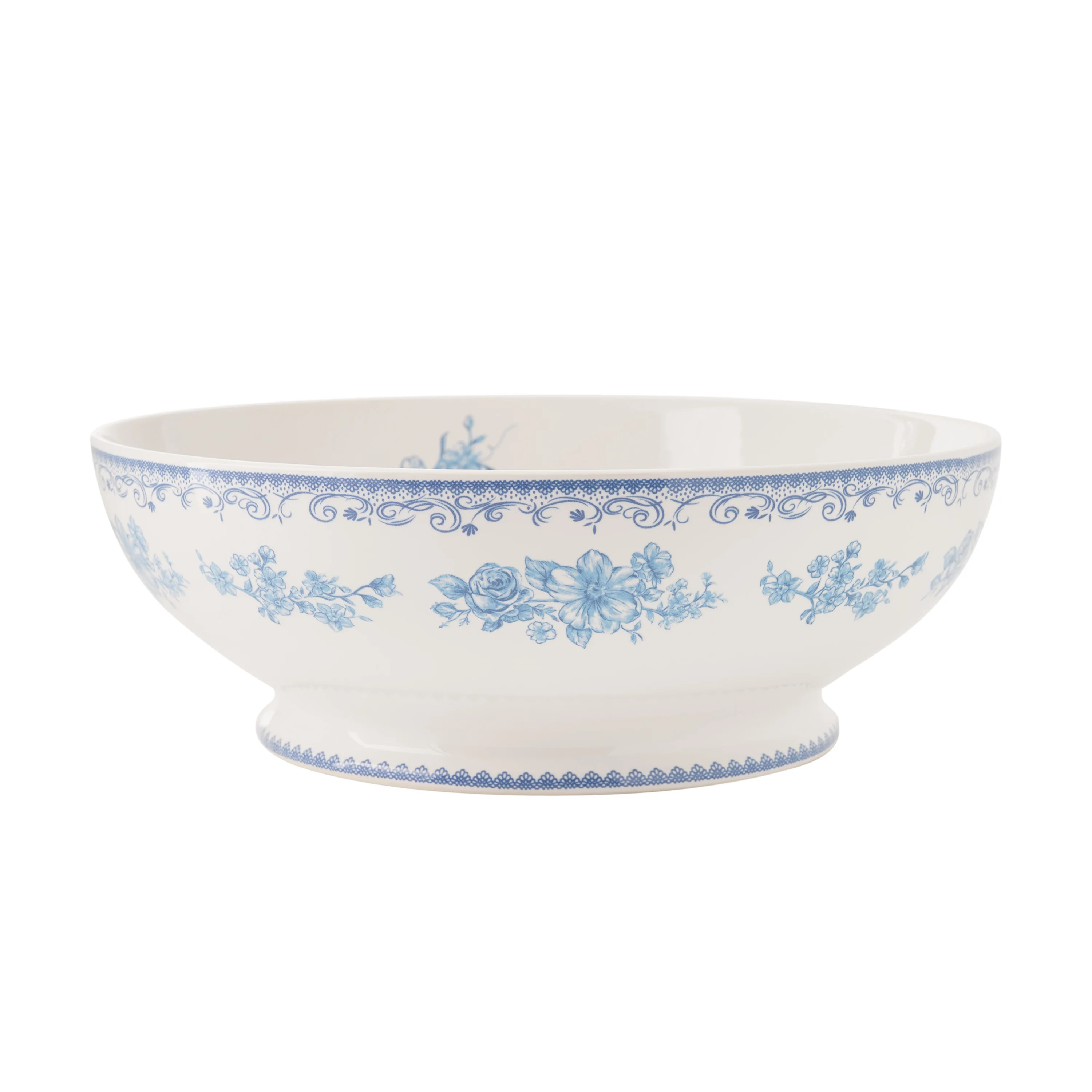 The Pioneer Woman Agatha Stoneware 11-inch Serving Bowl, Blue | Walmart (US)