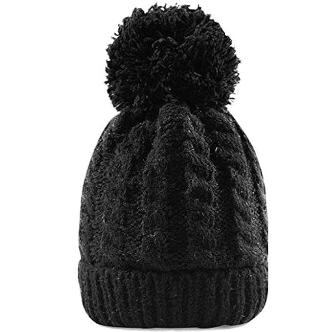 MTR Women's Winter Beanie Warm Fleece Lining - Thick Slouchy Cable Knit Skull Hat Ski Cap | Amazon (US)