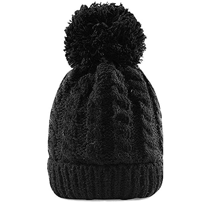 MTR Women's Winter Beanie Warm Fleece Lining - Thick Slouchy Cable Knit Skull Hat Ski Cap | Amazon (US)