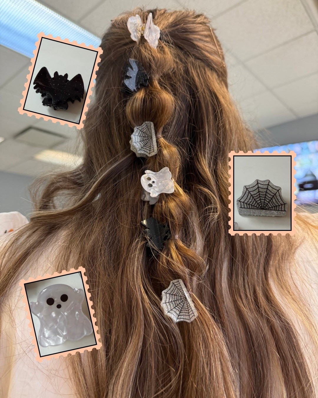 My new favorite Halloween hair accessory! This mini claw clips are so cute and such a fun way to add Halloween to any outfit👻🦇🕸️

#LTKStyleTip #LTKHalloween #LTKSeasonal