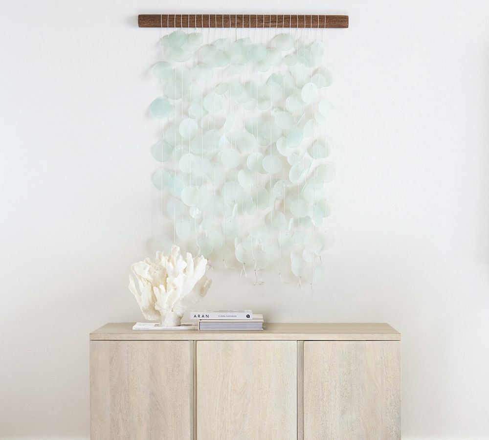 Frosted Seaglass Hanging Wall Art | Pottery Barn (US)