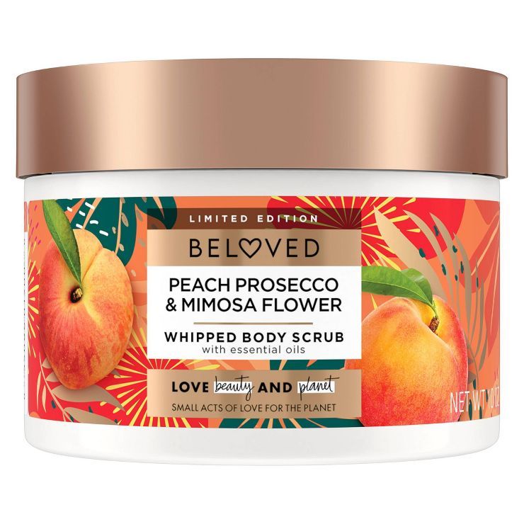Beloved Whipped Body Scrub - Peach Prosecco &#38; Mimosa Flower - 10oz | Target