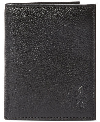 Men's Pebbled Leather Billfold | Macy's