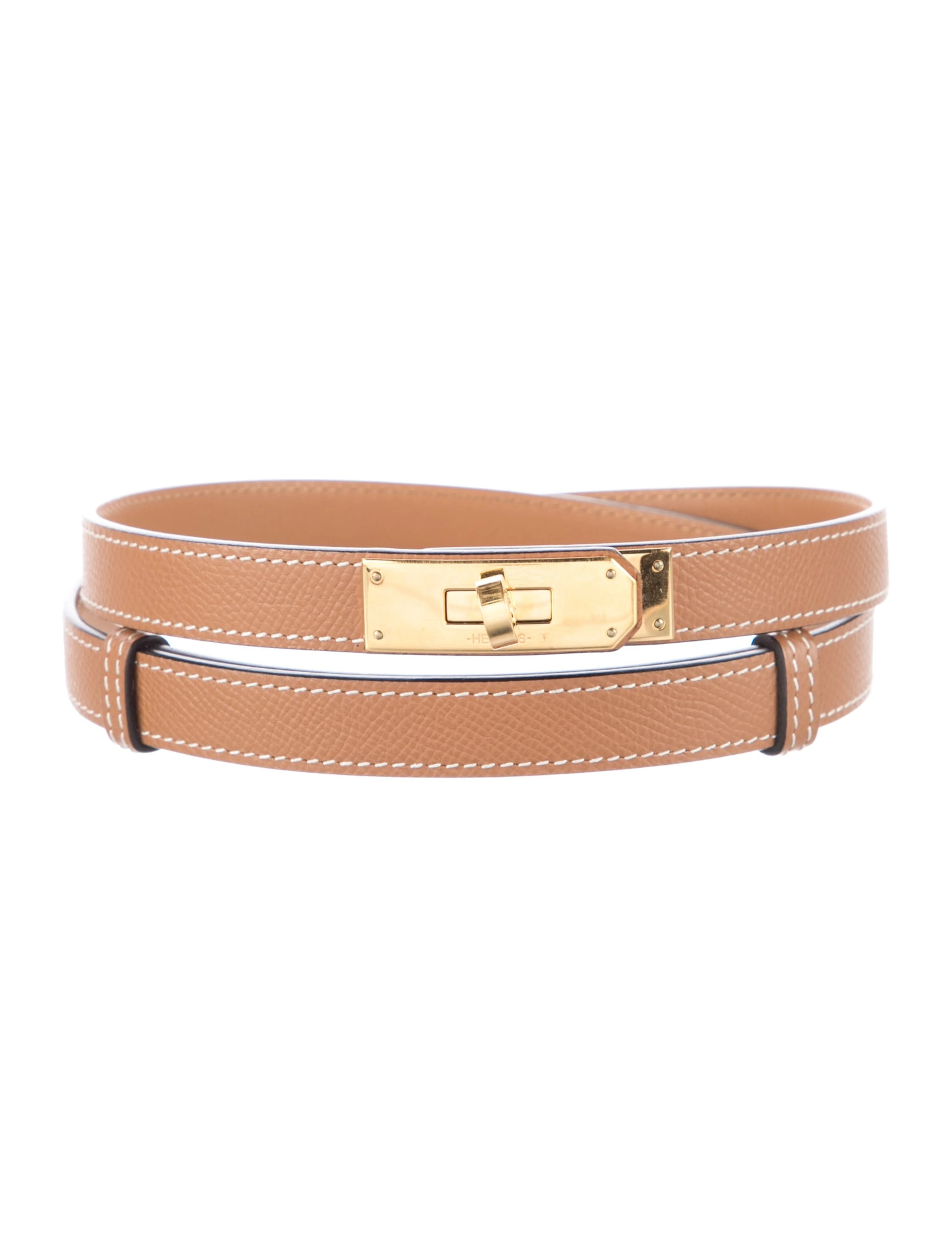 2021 Epsom Leather Kelly Belt | The RealReal