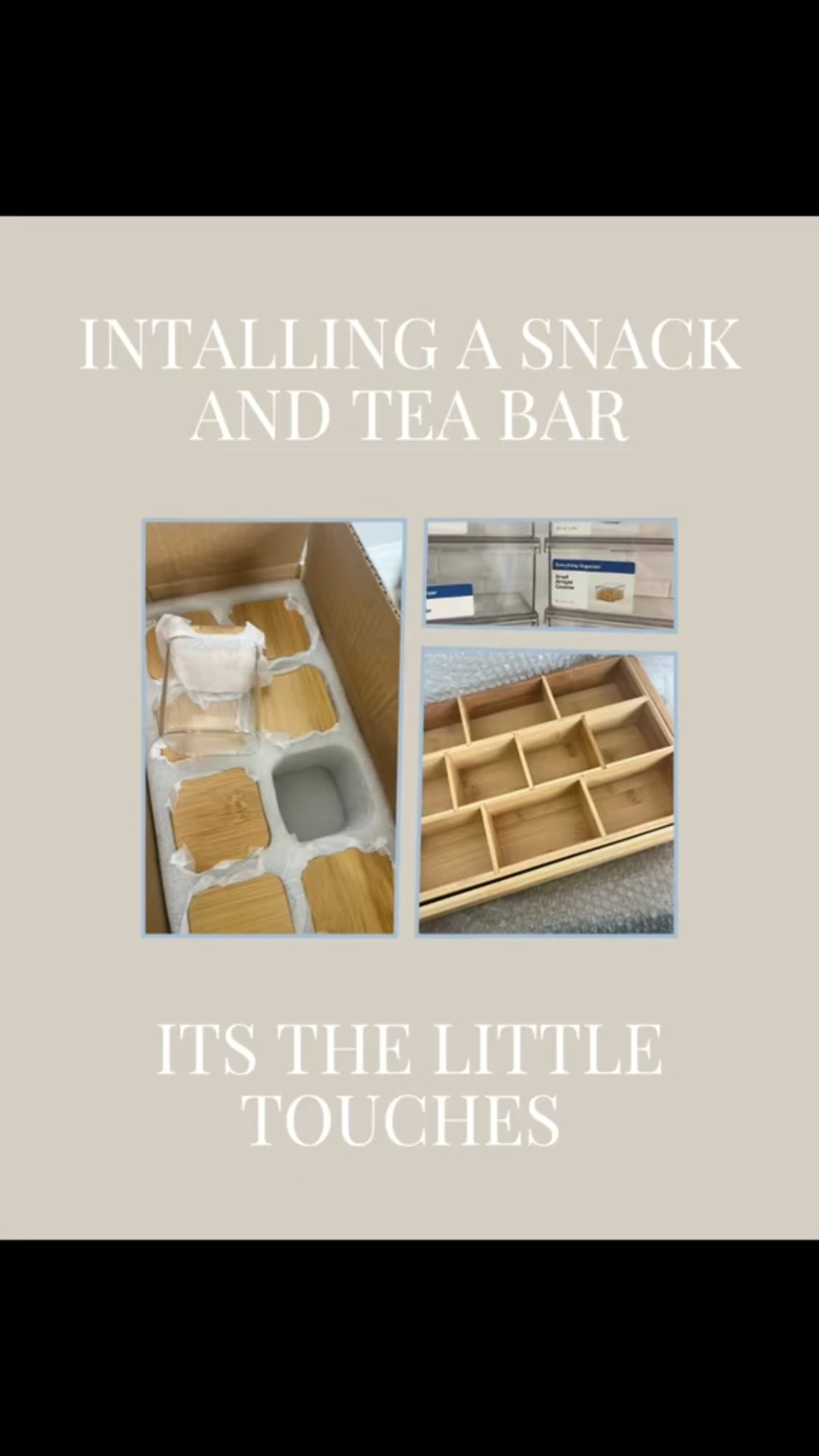 Turning three drawers into a snack and tea station. One for tea, one for sweeteners and toppings, and one for snacks so everything has a spot and stays easy to find. I used bamboo drawer organizers, small jars with bamboo lids, and clear containers to keep everything contained but still visible. Linking the organizers I used.

#LTKHome #LTKfoodie #LTKSeasonal