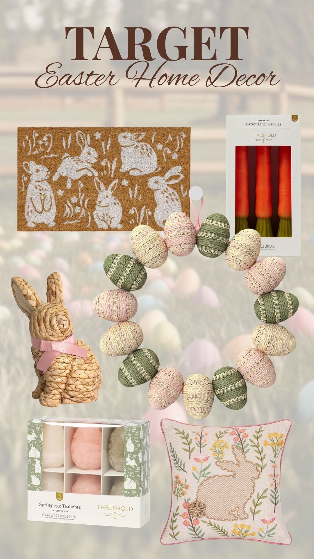 target’s easter decor is the best! all my favorite picks are linked 🔗🤍