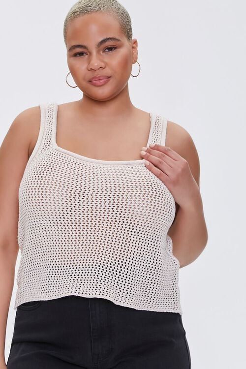 Plus Size Netted Tank Top | Forever 21 (US)