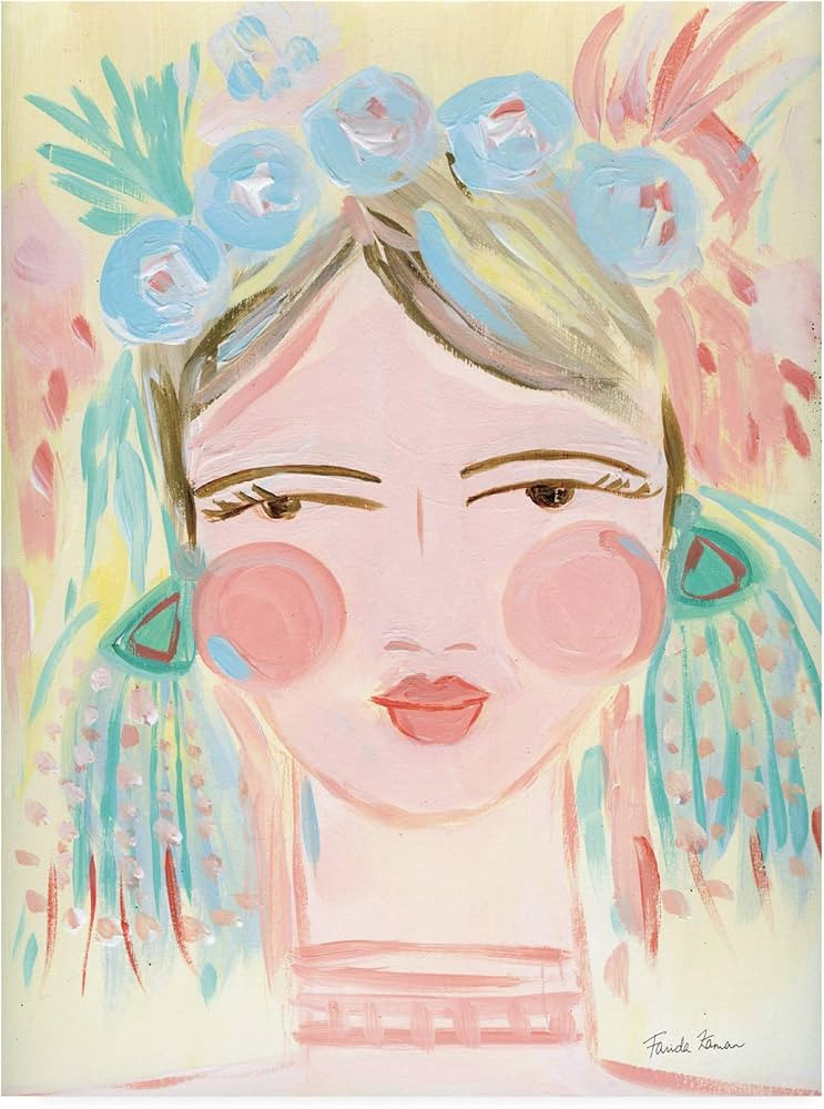 Trademark Fine Art Fresh Face I by Farida Zaman, 24x32 | Amazon (US)