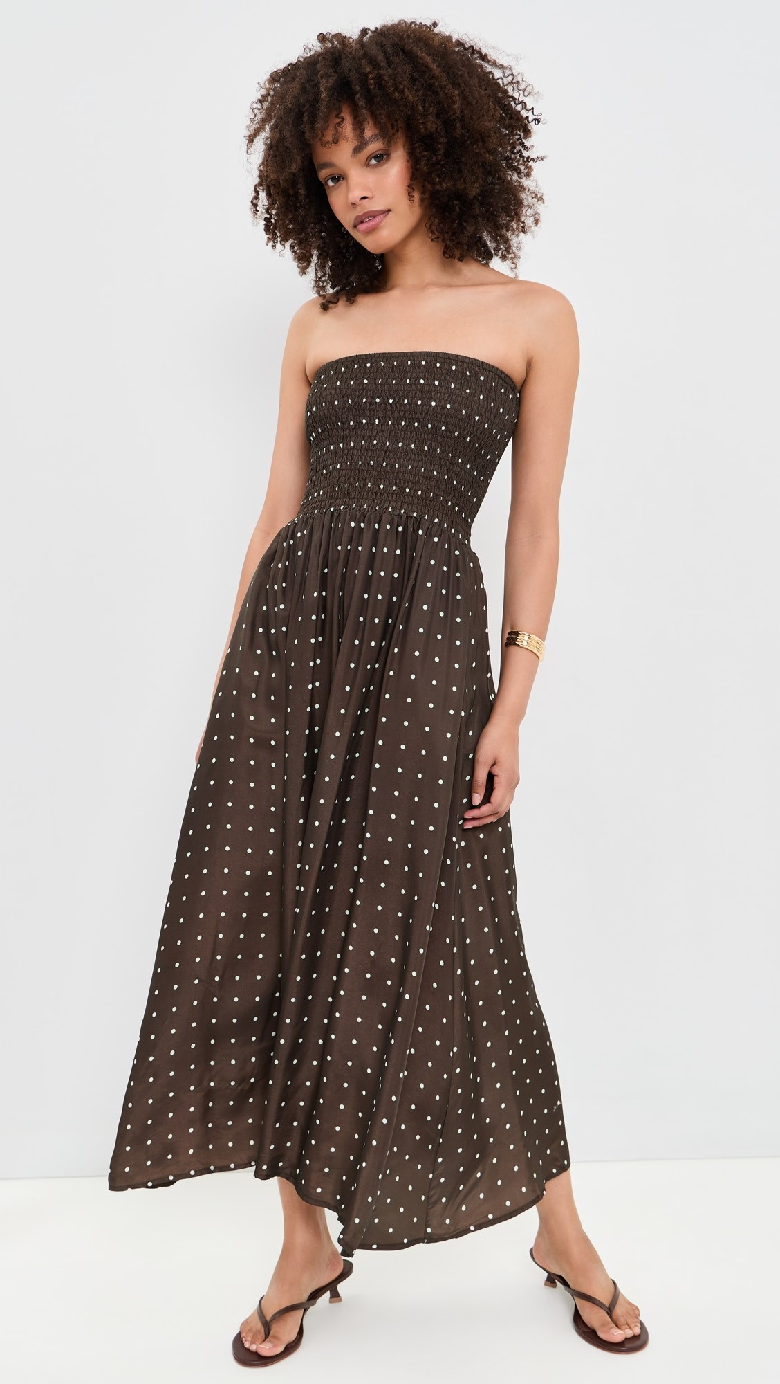 Little Lies Polka Ruched Dress | Shopbop | Shopbop