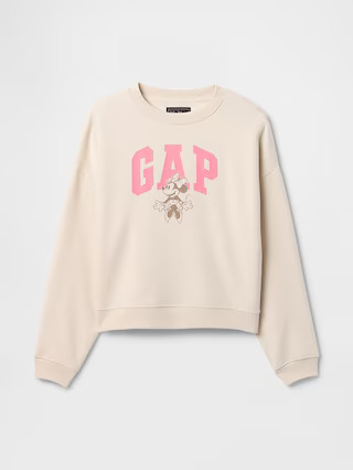 Disney Minnie Mouse Oversized Gap Logo Sweatshirt | Gap Factory
