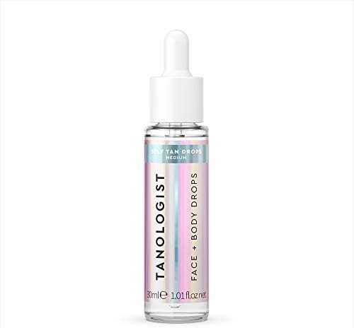 Tanologist Face and Body Drops, Medium - Illuminating Self Tan Drops, Vegan and Cruelty Free, 1.0... | Amazon (US)