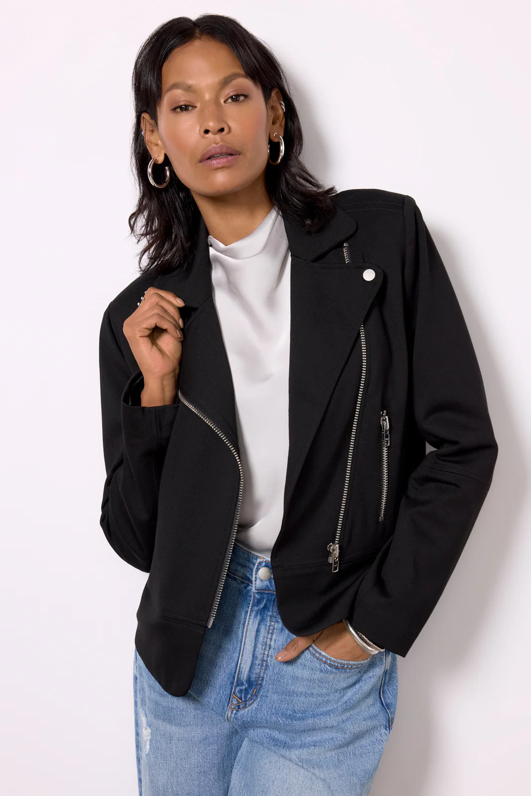 Lena Moto Jacket | Evereve
