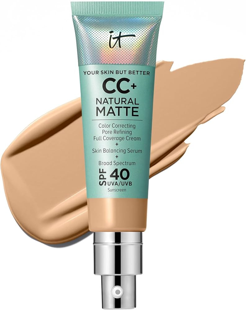 IT Cosmetics Your Skin But Better CC+ Cream Travel Size - Color Correcting Cream, Full-Coverage F... | Amazon (US)