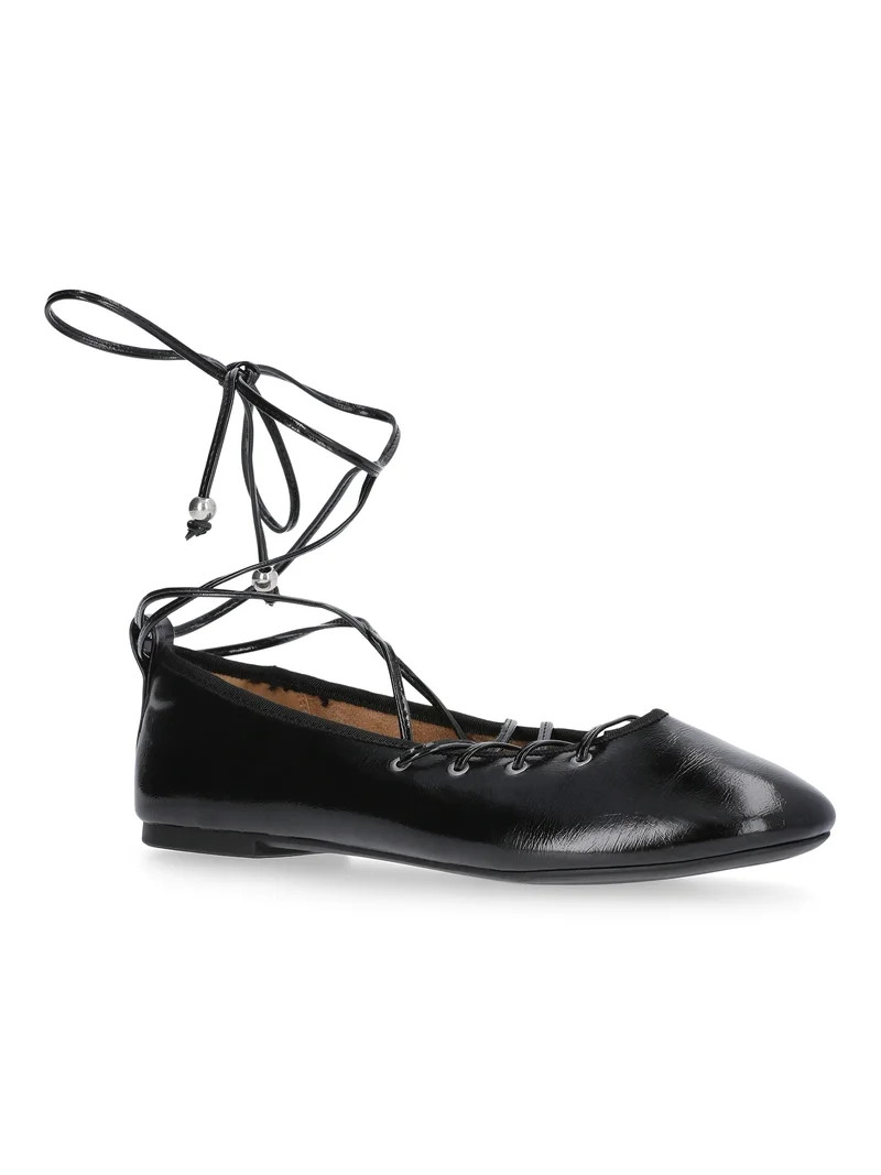 No Boundaries Corset Ballet Flats, Women's - Walmart.com | Walmart (US)