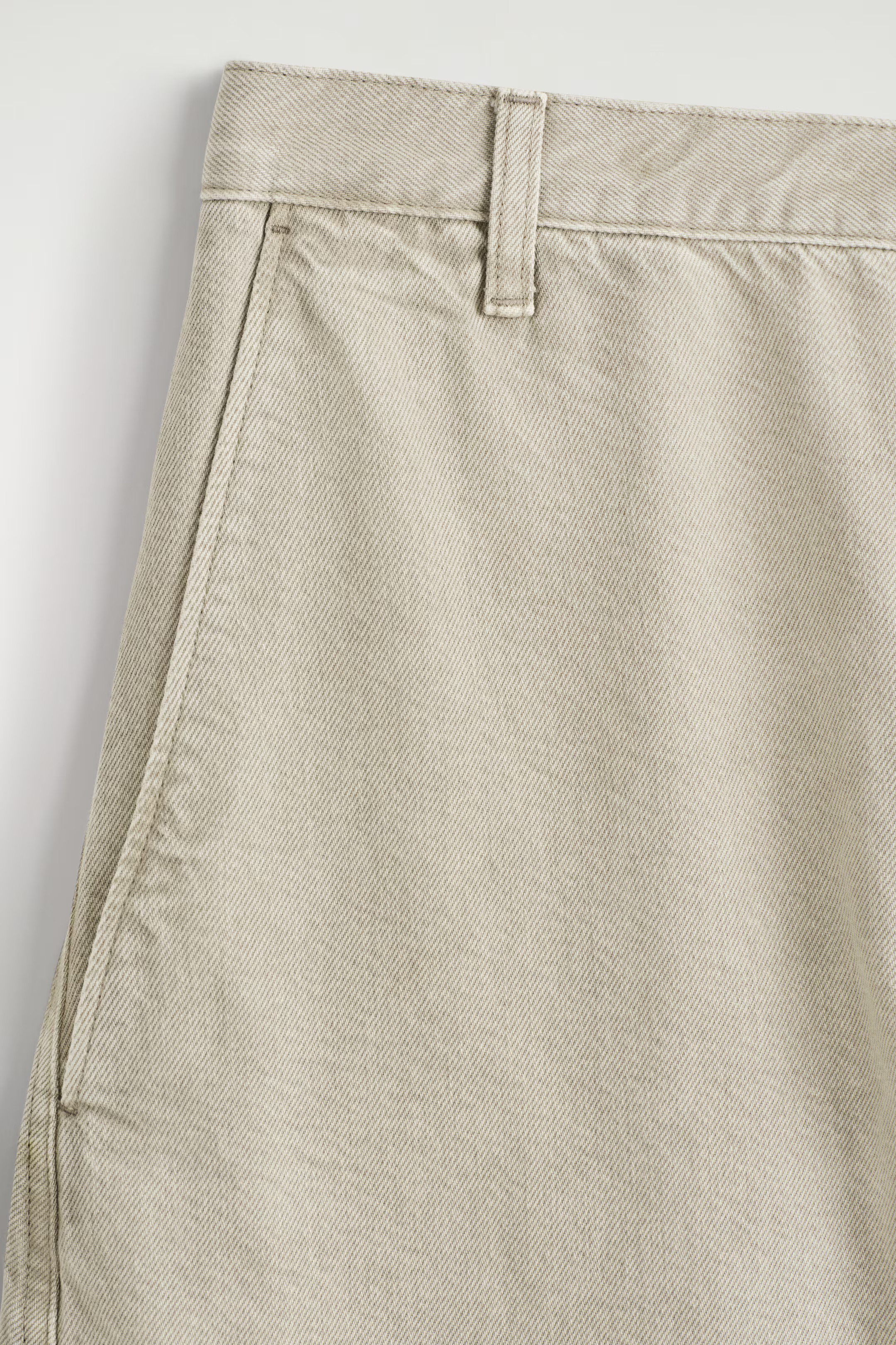 DENIM BARREL-LEG TROUSERS - GREY BEIGE | COS | COS UK