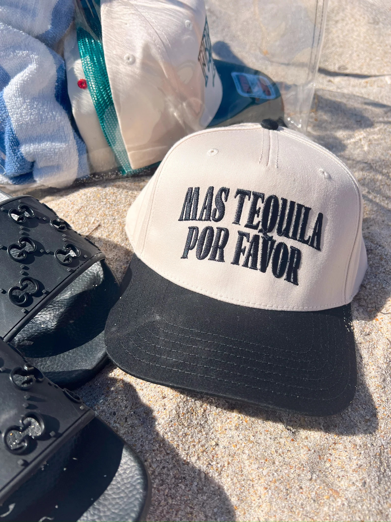 Mas Tequila Por Favor Vintage Trucker Hat | KenzKustomz