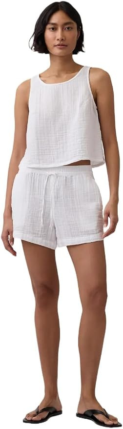Gap Women's Gauze Pull on Woven Short | Amazon (US)