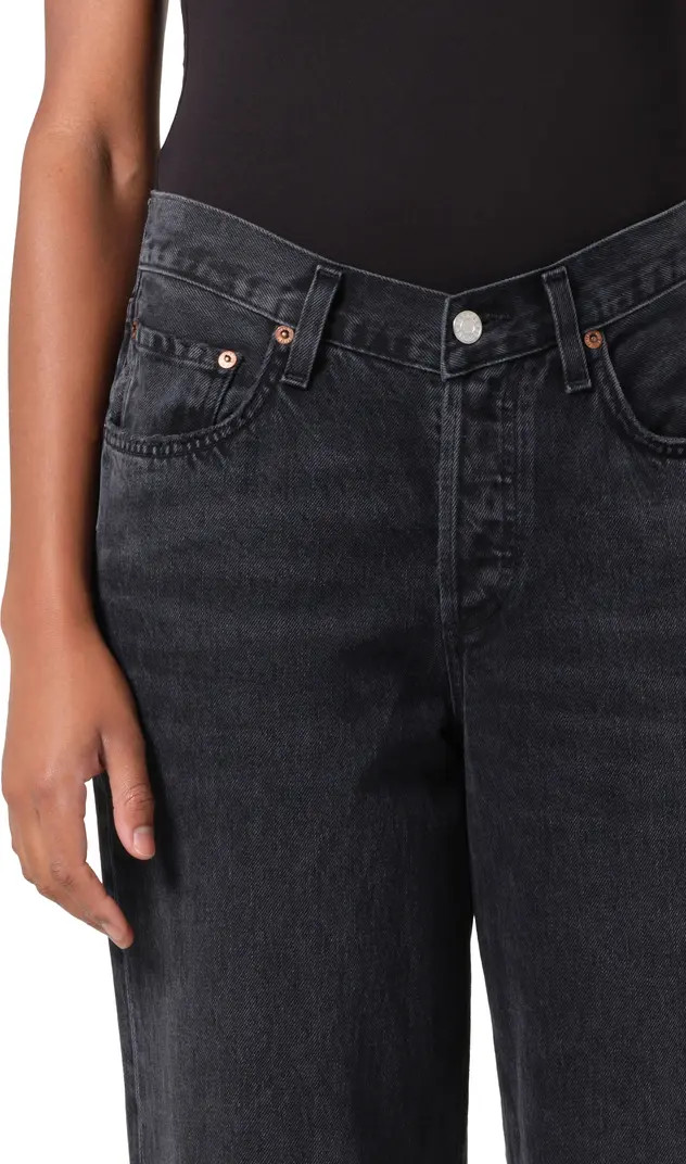 AGOLDE V-Waist Baggy Straight Leg Jeans | Nordstrom | Nordstrom