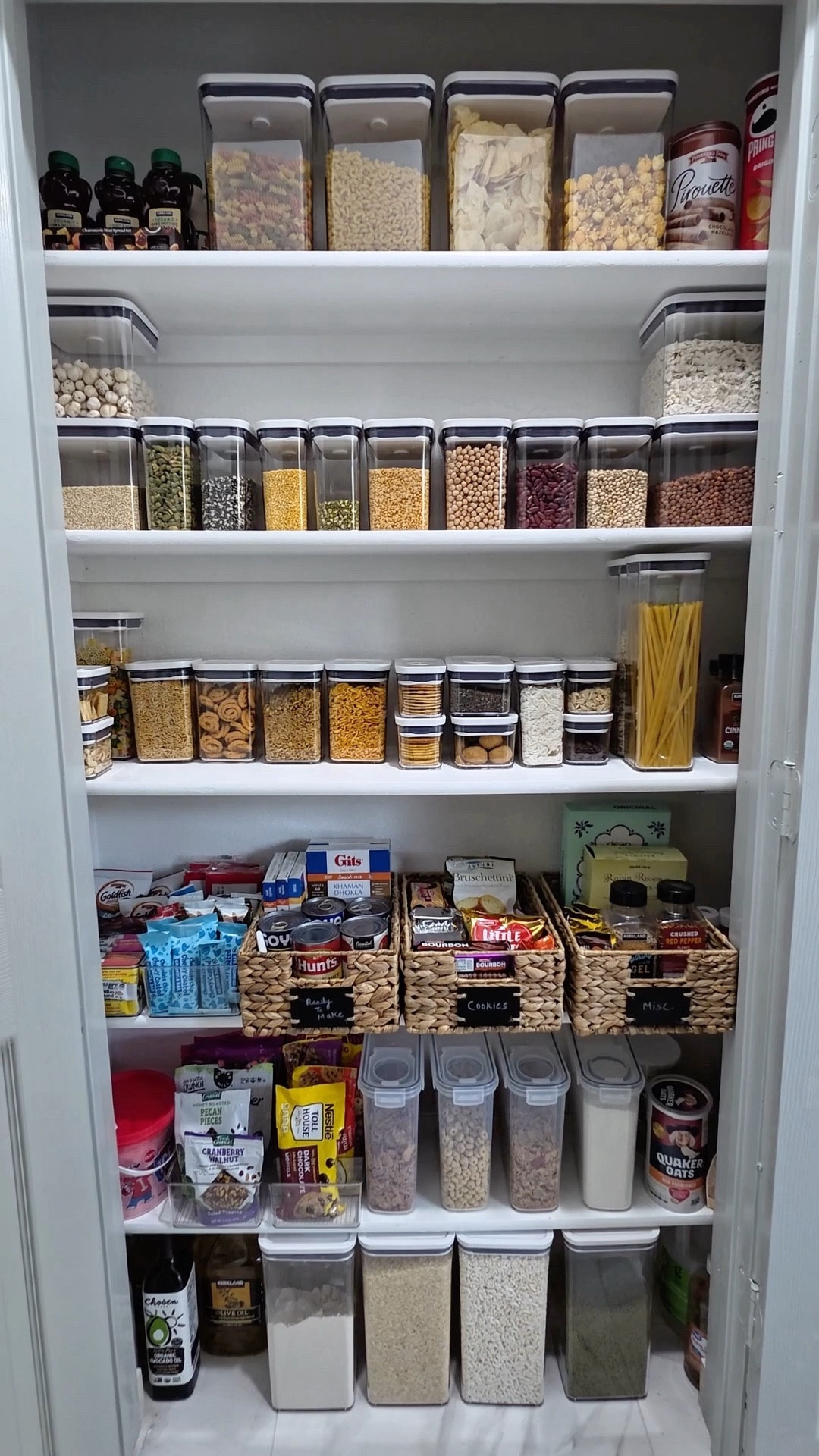 POV: You finally organize your pantry and suddenly feel like you have your life together 😄✨ Spring felt like the perfect time for a fresh reset with @Wayfair 😍

We swapped mismatched boxes and half-open packets for these sleek containers & trays and now mornings are so much easier (and prettier!)

Sharing all the pieces that helped us transform this space on our @shop.ltk profile 🤍
.
.
.
.
.
.
#wayfairpartner #ad #wayfair

#LTKSeasonal #LTKHome