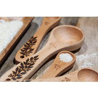 Measuring Spoons|Wooden Spoons|Wood Spoons| Kitchenware|Kitchen Utensils|Measuring Spoon Set| Baking | Etsy (US)