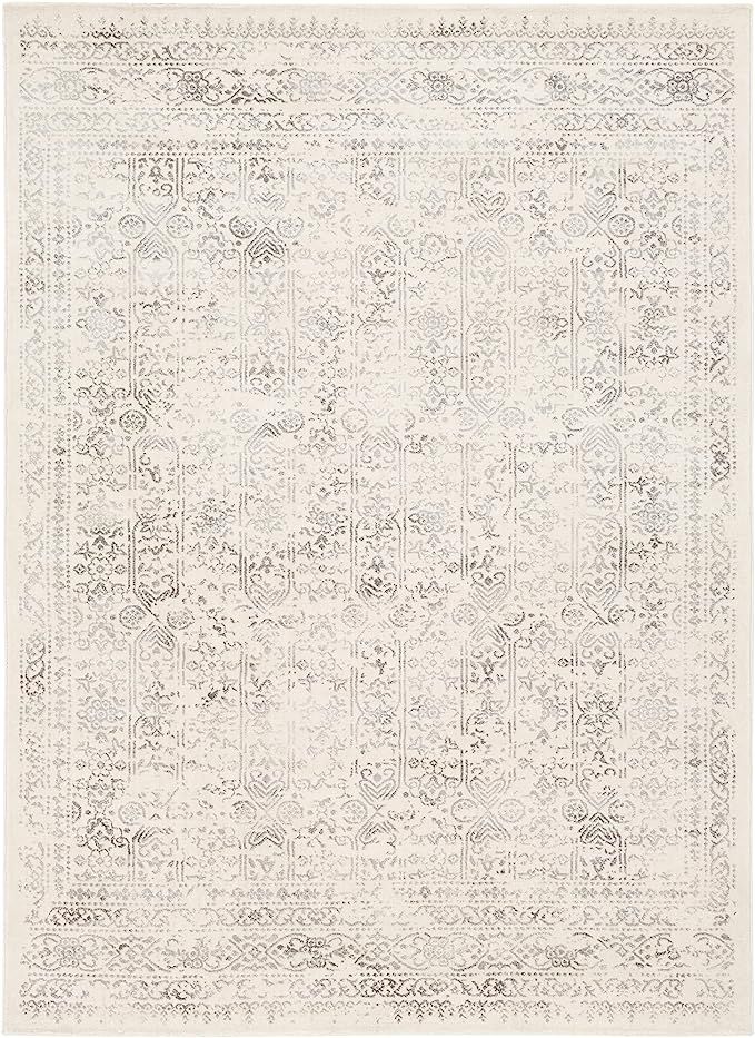 Artistic Weavers Klaudia Trellis Modern Area Rug, 6'7" x 9', Light Grey | Amazon (US)