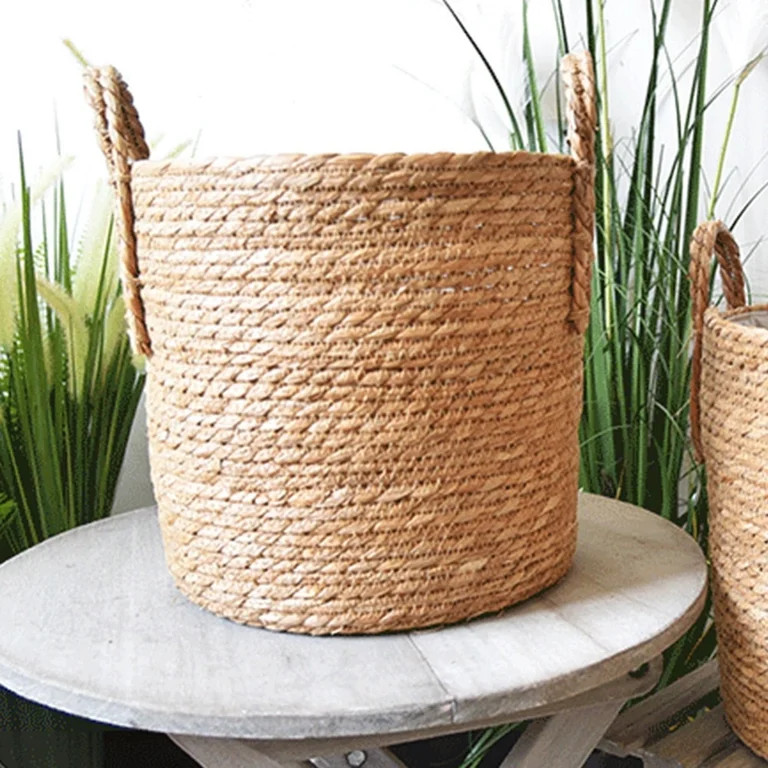 Clearance! Haidf Plant Basket, Large Wicker Planter Basket with Handles, Woven Plant Basket for S... | Walmart (US)