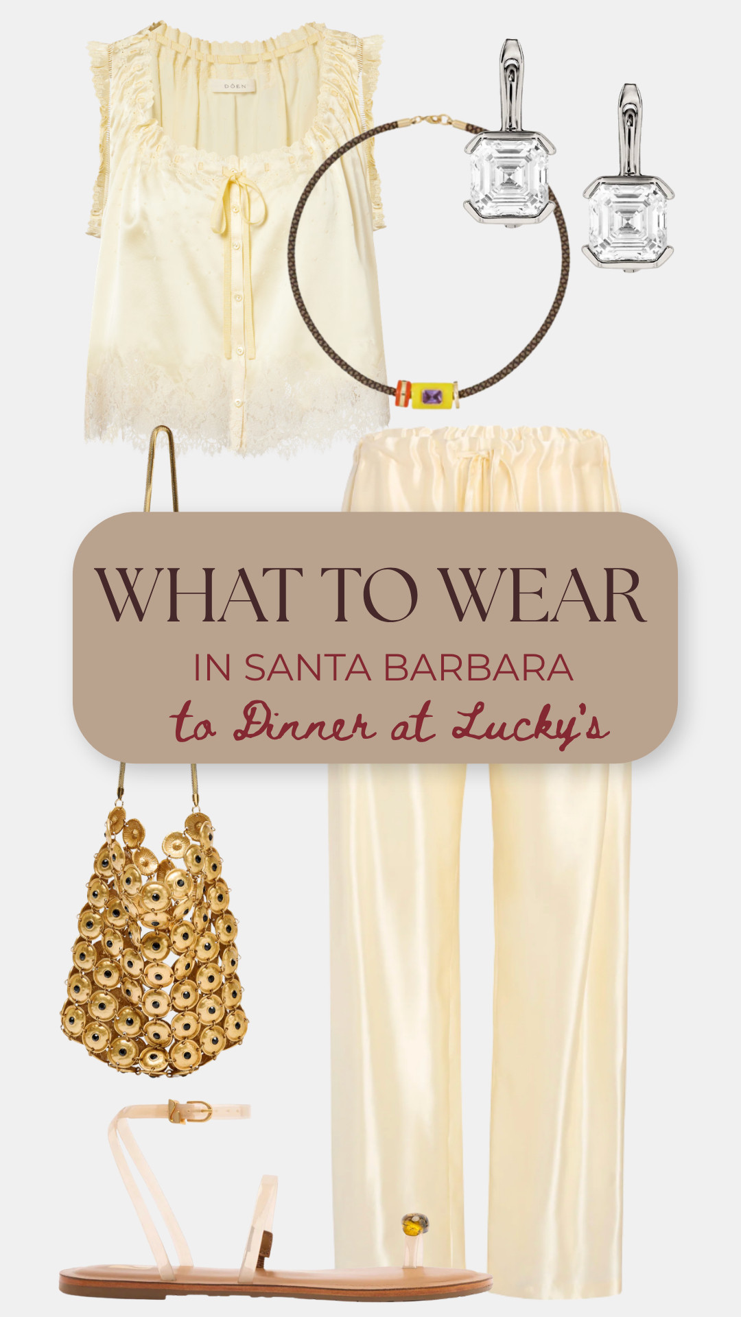 Santa Barbara to Dinner at Lucky's 

 #LTKootd #LTKTravel