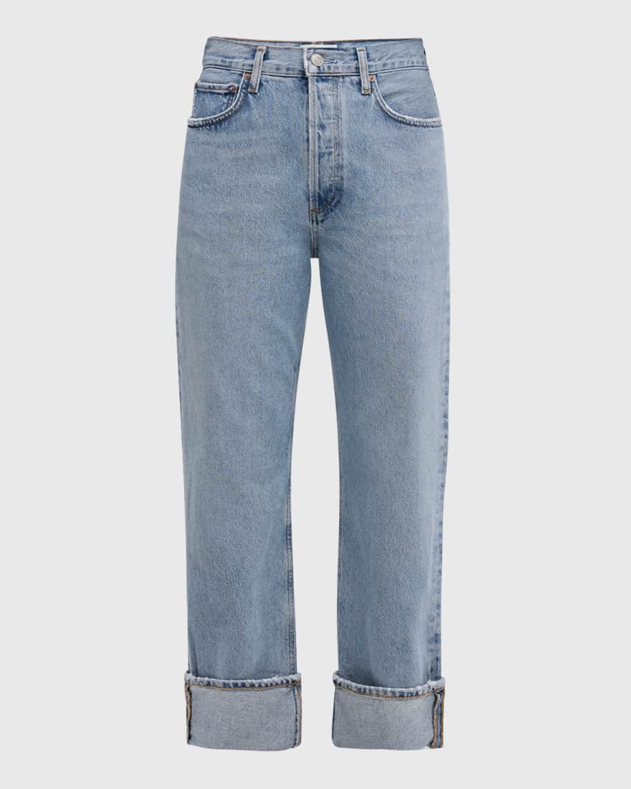 AGOLDE Fran Cuffed Jeans | Neiman Marcus