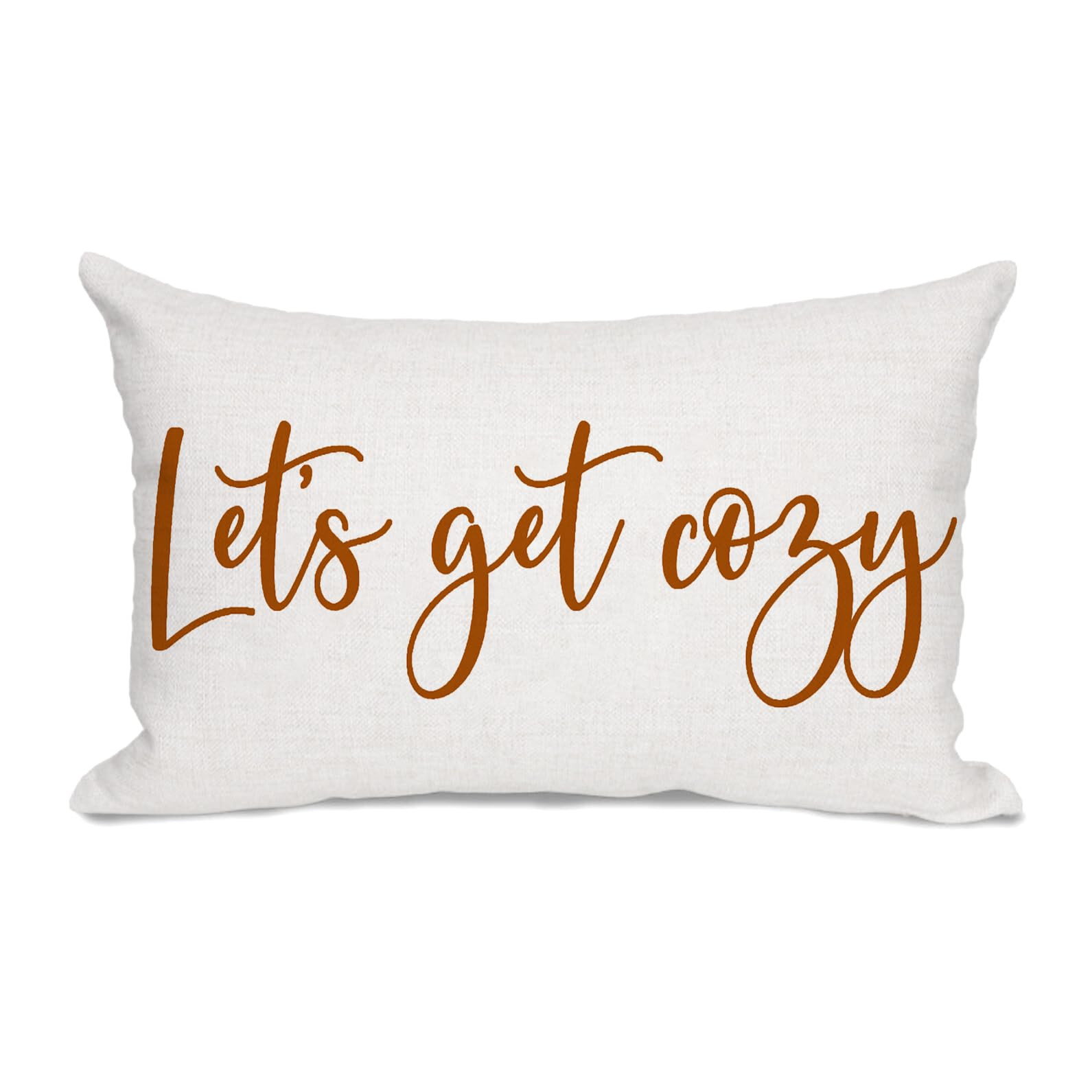 AOFANGGO Fall Pillow Cover 12x20 Let It Cozy Throw Pillow Case Cushion Cover Thanksgiving Autumn ... | Amazon (US)