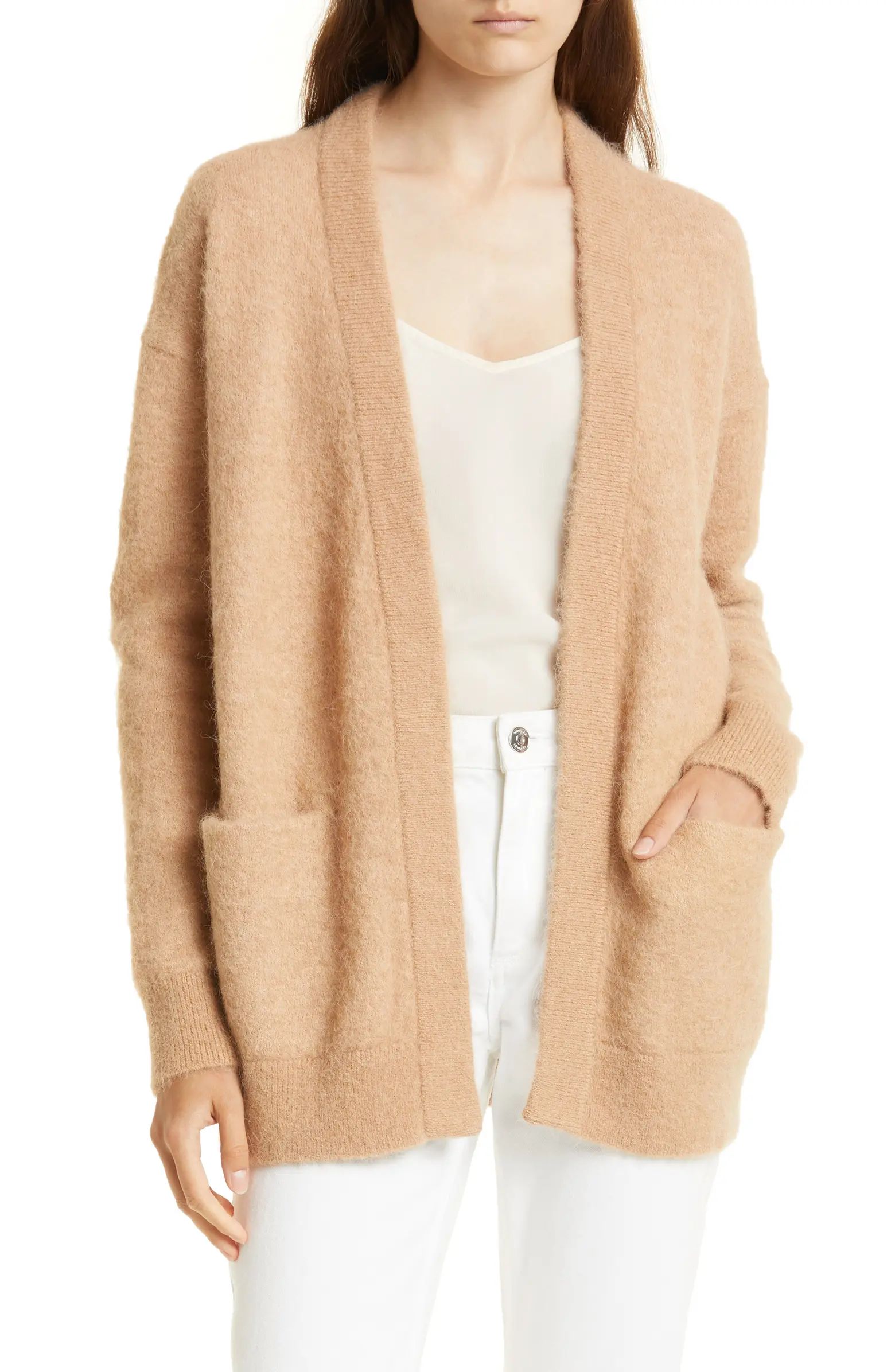 Nordstrom Signature Fuzzy Alpaca Blend Cardigan | Nordstrom | Nordstrom