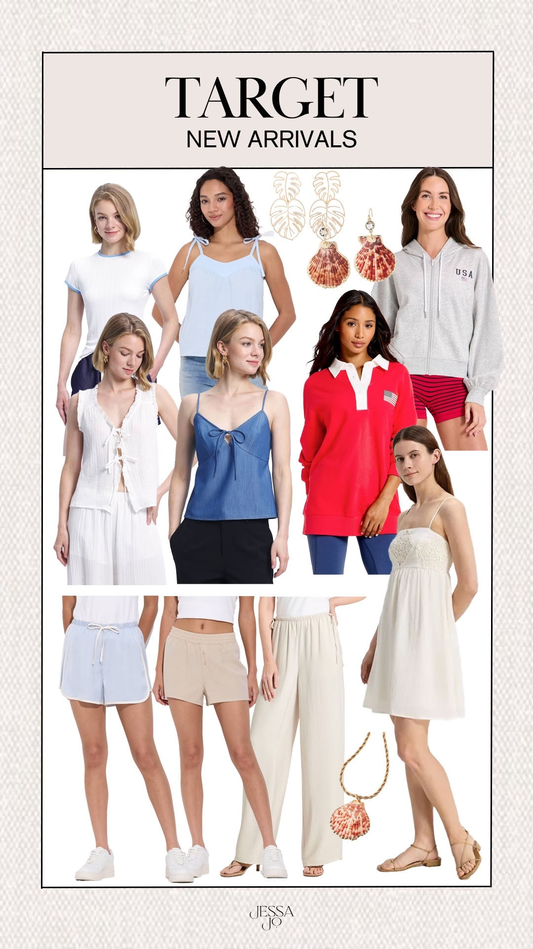 Target new arrivals. Target fashion. Target summer style. Target summer dress. Target red white blue style. Target summer top. Target summer shorts. Target gauze summer pants.

#LTKootd #LTKgrwm #LTKSeasonal