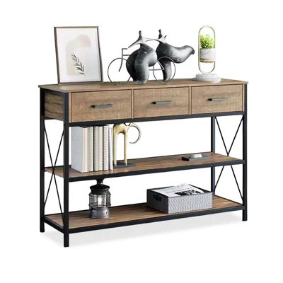 Picture color Solid + Manufactured Wood Rectangular Console Table | Wayfair North America