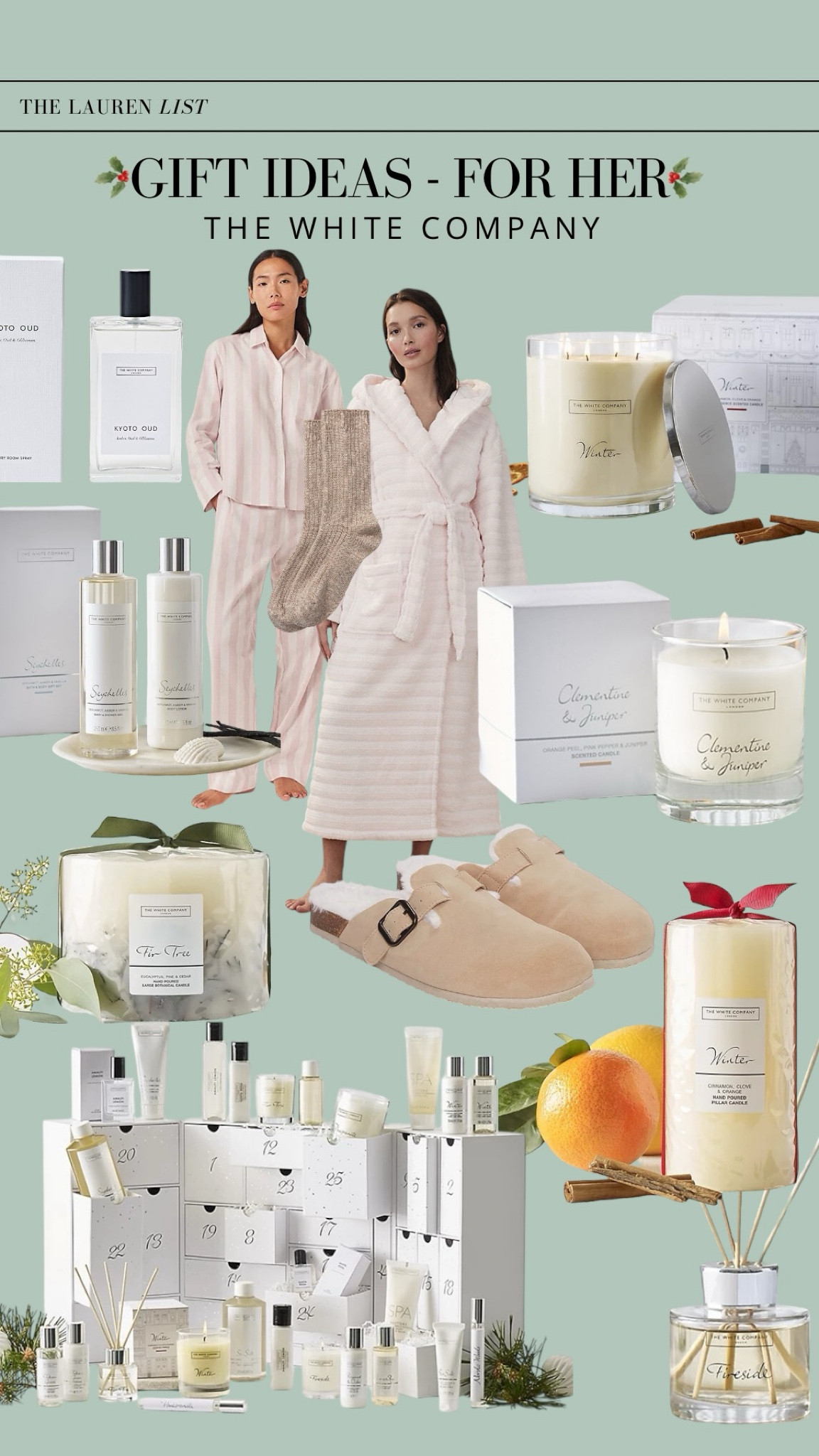 The White Company Gift Guide 

Sharing some of my favourite pieces with you that are perfecting for gifting season. Including:
✨Candles 
✨Diffuser
✨Slippers 
✨Dressing Gown
✨Pyjamas 
✨Bath & Body 
✨Scent 

AND of course The White Company advent calendar 

#LTKwinter #LTKuk #LTKgiftguide