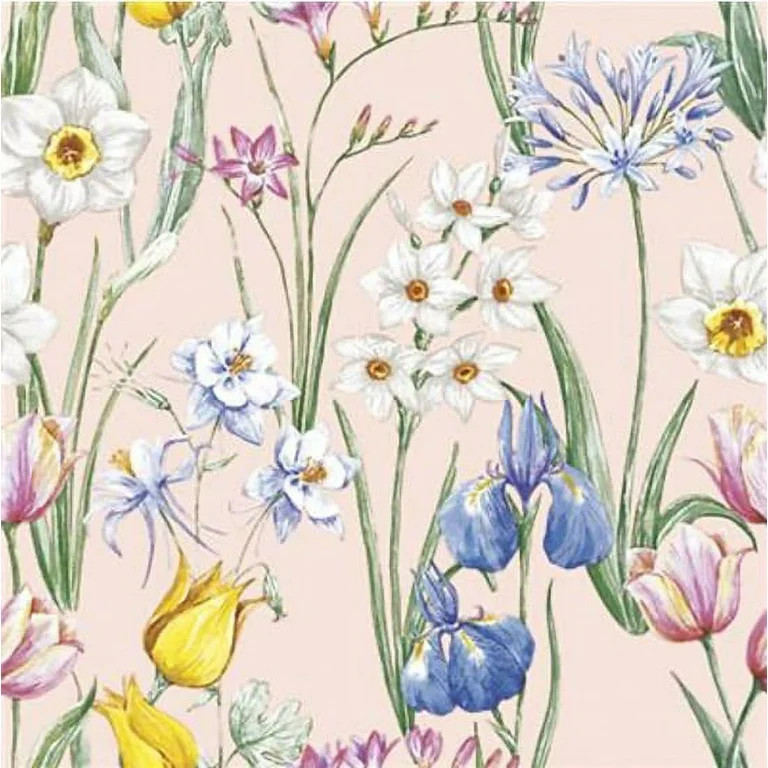 Floral Napkins SPRING FLOWERS 40pcs Lunch Paper Napkins, Decorative Napkins, Mother’s Day Napki... | Walmart (US)