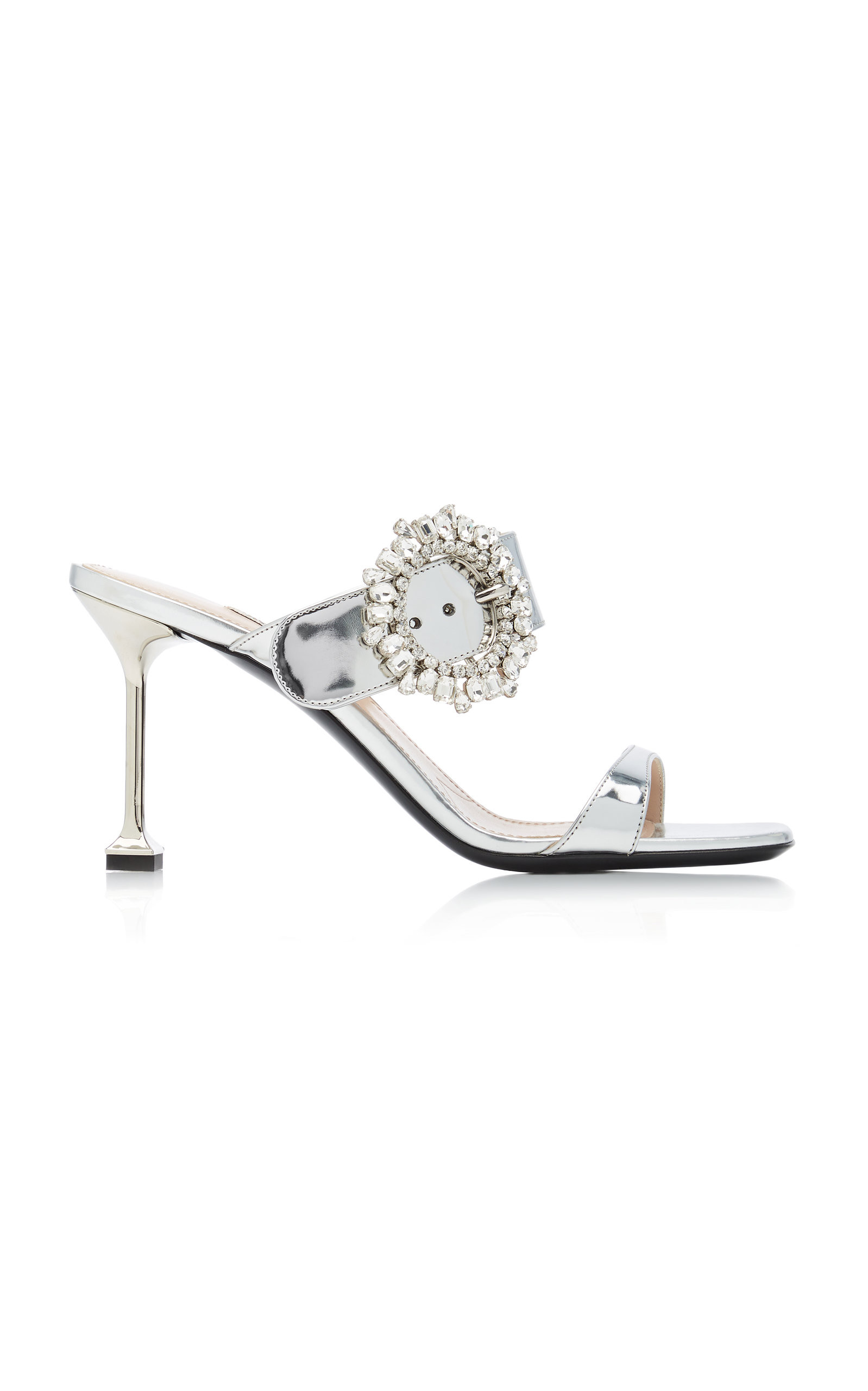 Embellished Metallic Sandals | Moda Operandi (Global)