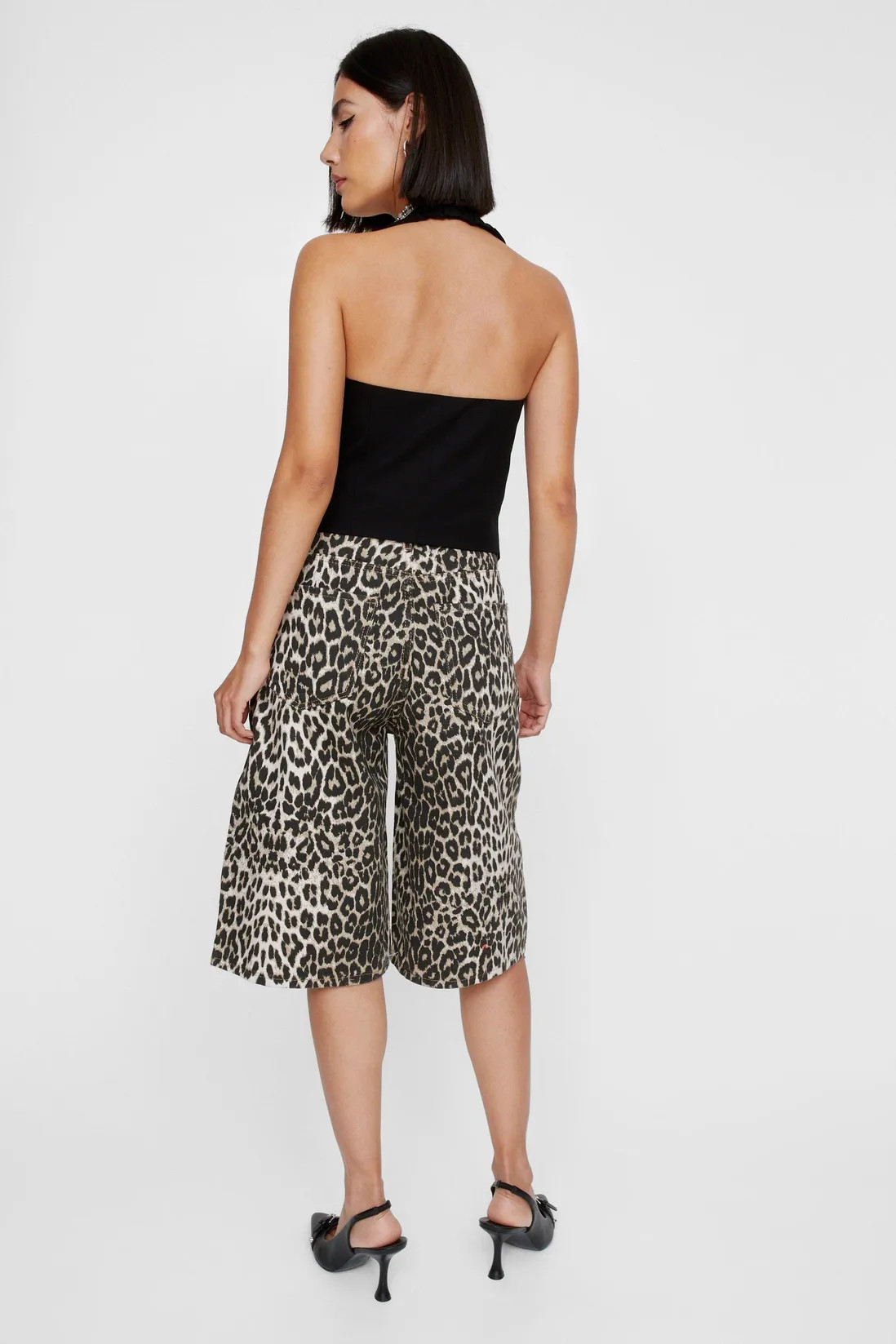 Shorts | Leopard Print Denim Jort | NastyGal | NastyGal UK