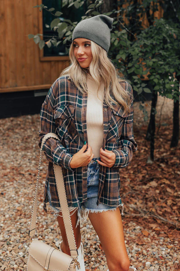 Vail Valley Plaid Button Up | Impressions Online Boutique