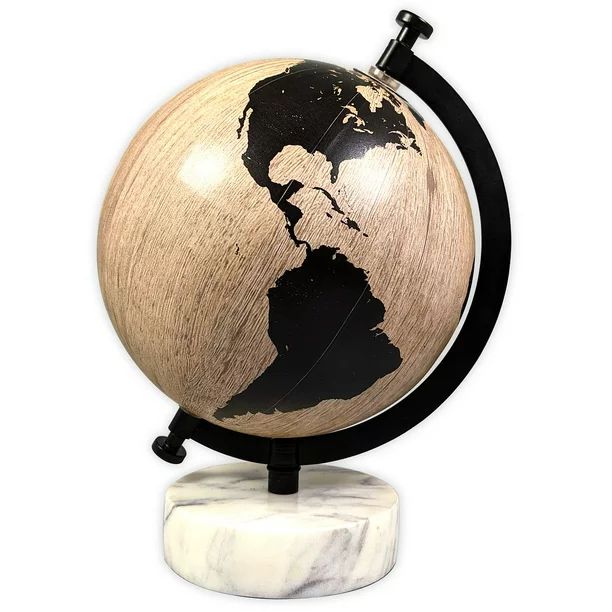 Better Homes & Gardens Tabletop Globe with White Marble Base, 6.5" x 9" - Walmart.com | Walmart (US)