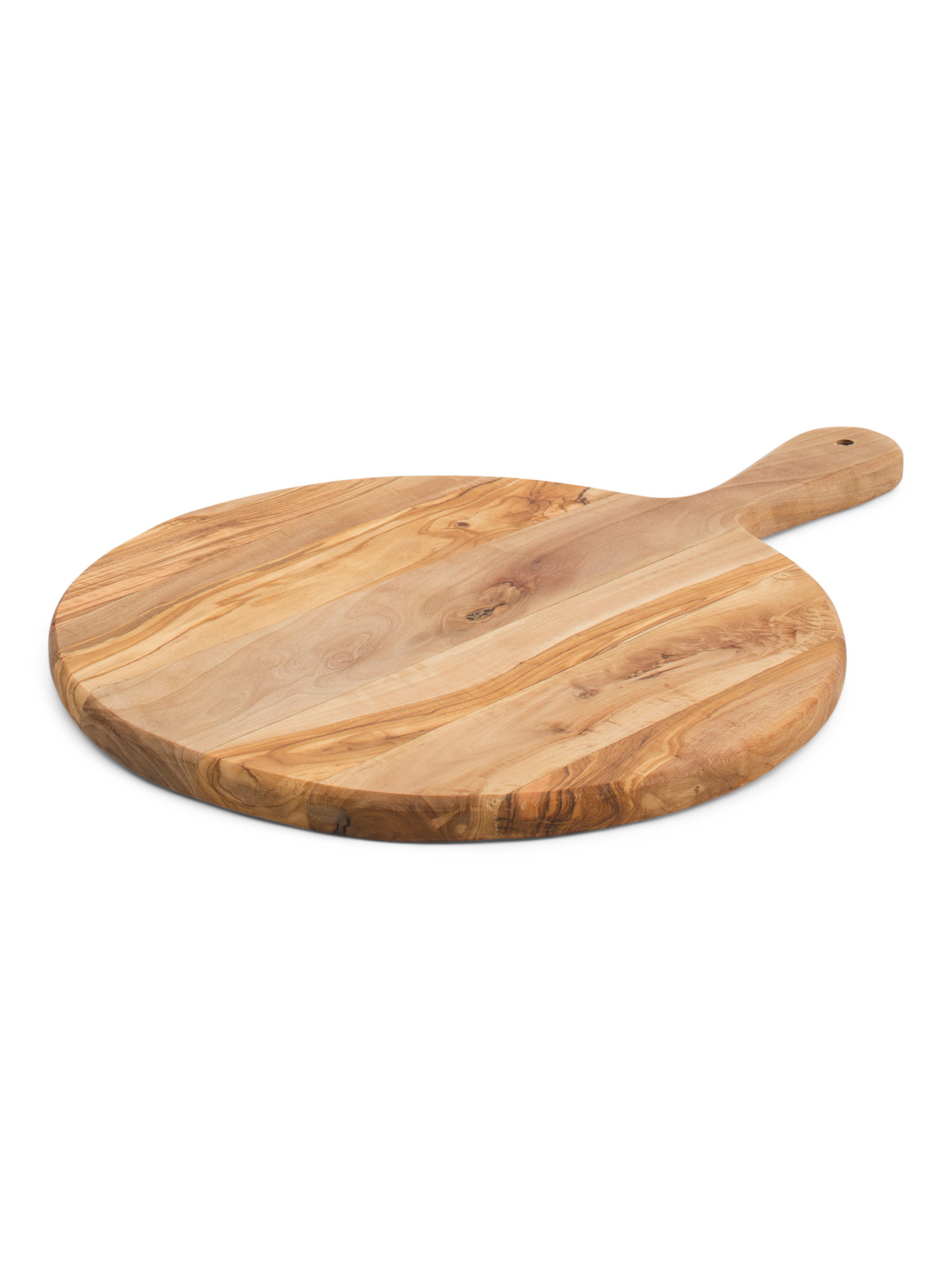 Made In Italy 15in Round Olive Wood Cutting Board | TJ Maxx