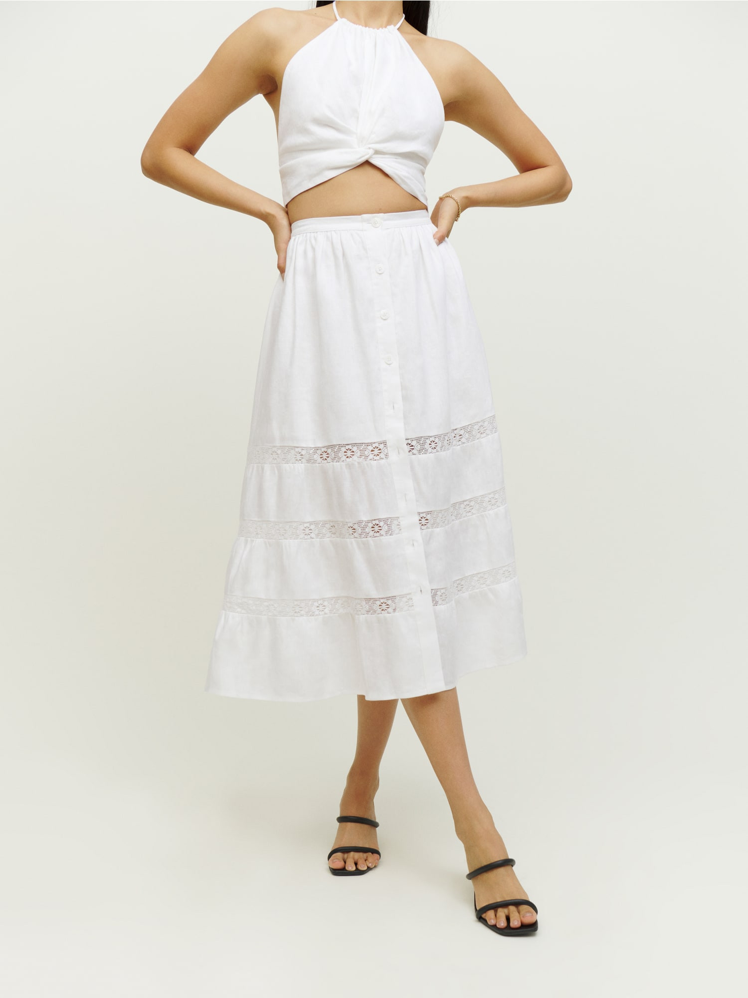 Willa Linen Skirt | Reformation (Global)
