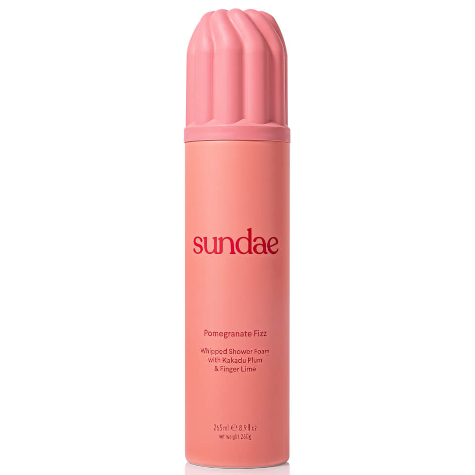 SUNDAE Pomegranate Fizz Whipped Shower Foam 265ml | Cult Beauty