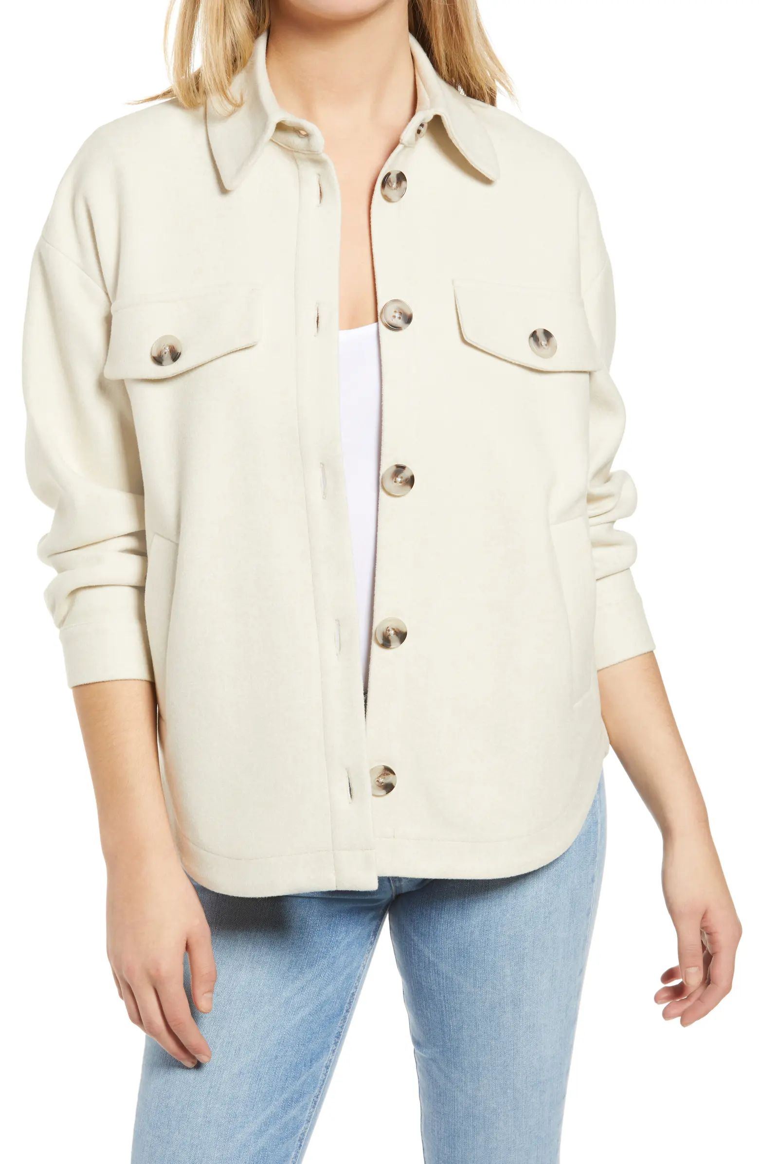 Neally Fleece Shirt Jacket | Nordstrom