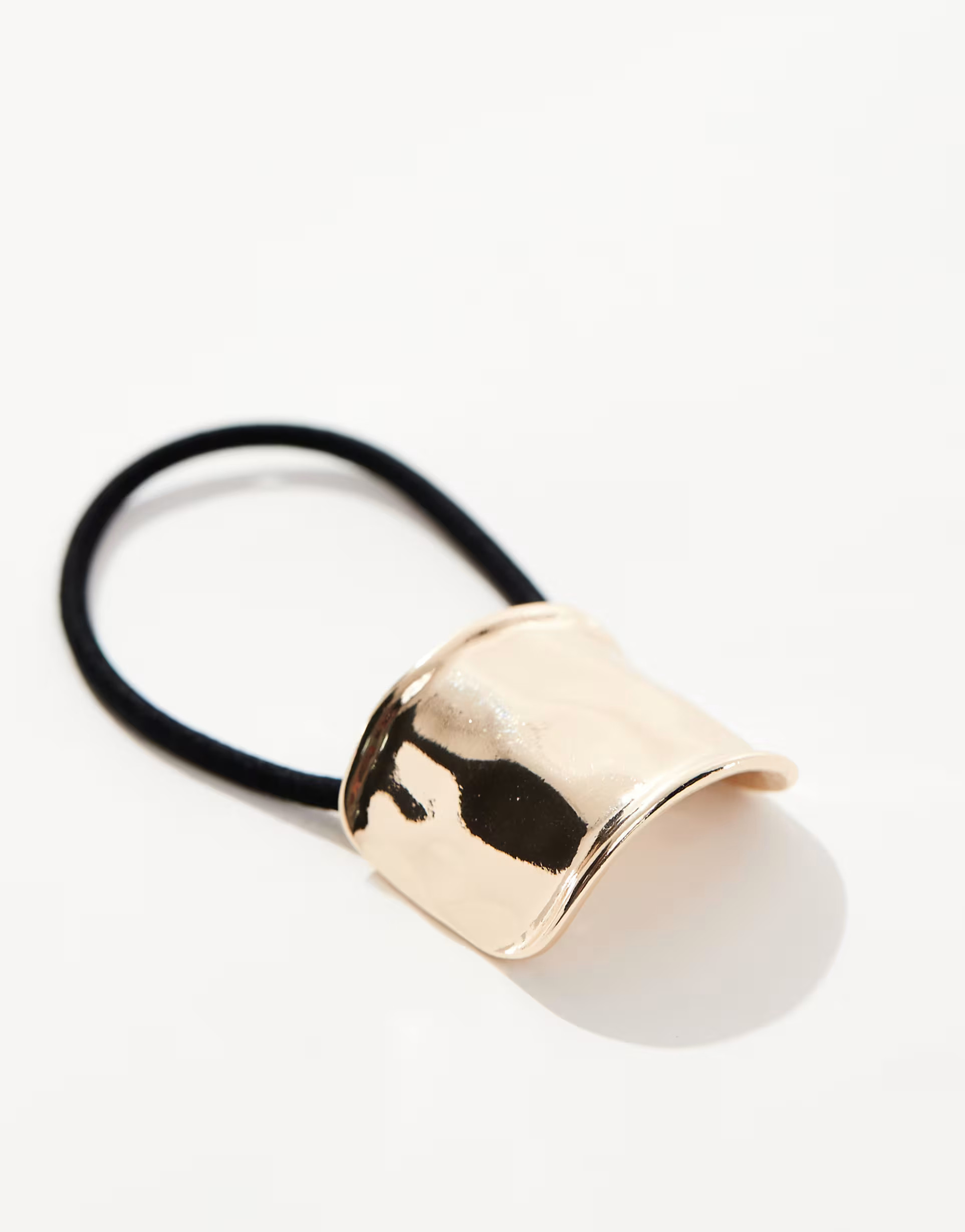 ASOS DESIGN hairband cuff with hammered detail in gold tone | ASOS (Global)