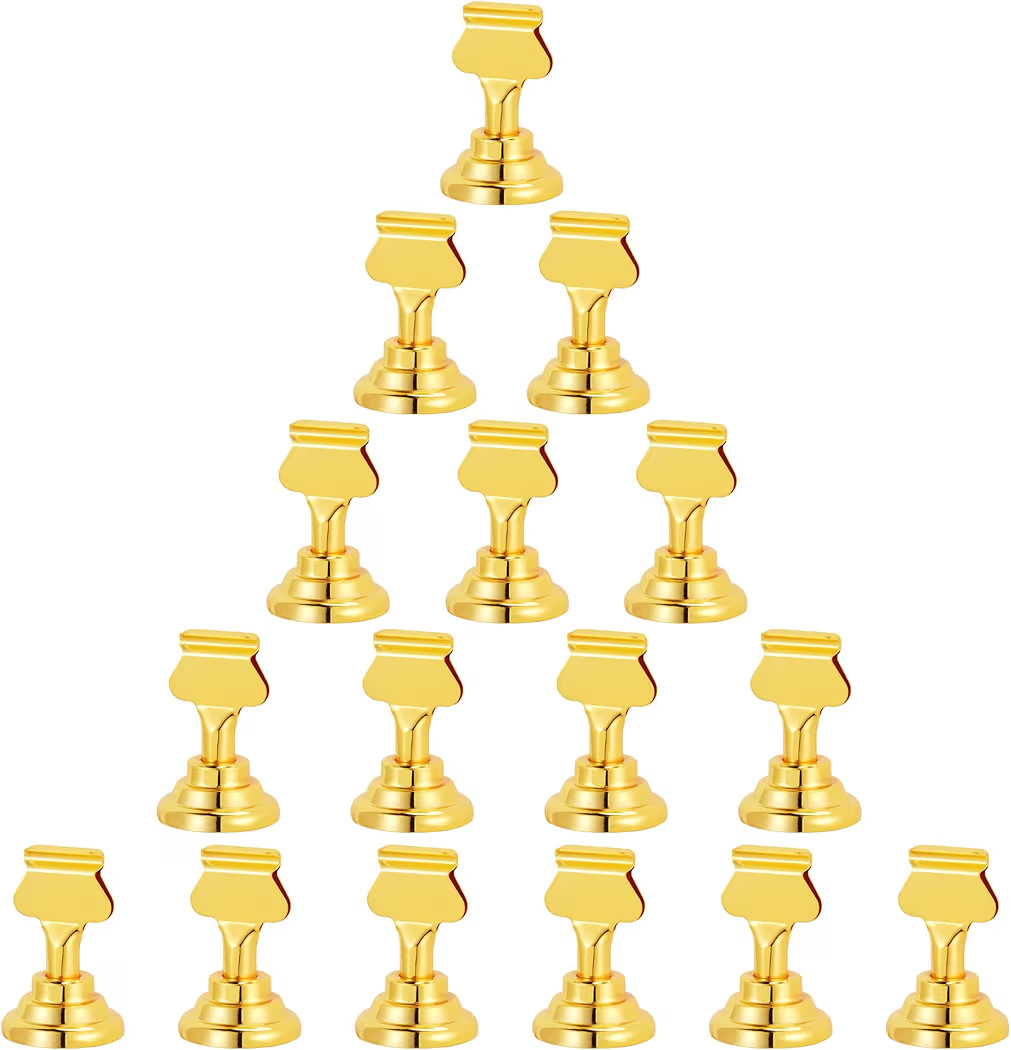 Urban Deco 16 Pieces Table Card Holder Place Card Holders 1.7 inches Gold Steel Card Holders for ... | Amazon (US)