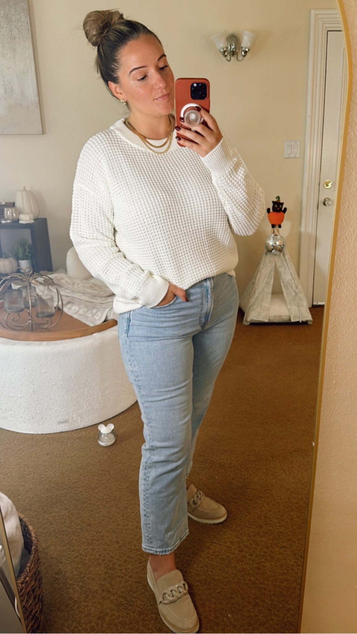Use code JENREED to save this weekend! Abercrombie jeans only $65
Wearing 30/10 short in curve love 

#LTKsalealert #LTKmidsize #LTKSeasonal