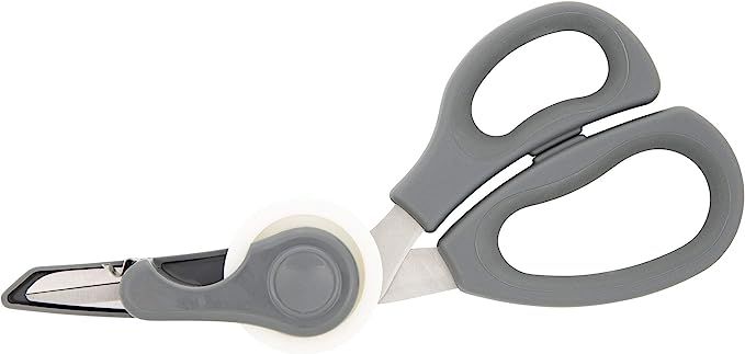 Amazon.com: Sabatier 2-in-1 All-Purpose Scissors, Gift Wrap Scissors with Removable Tape Dispense... | Amazon (US)